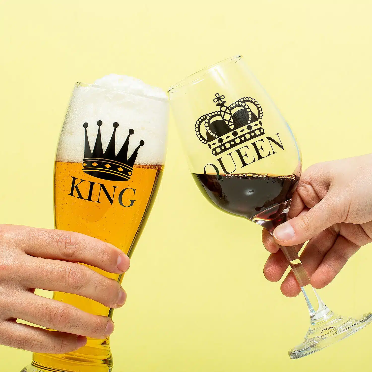 King & Queen Glasset