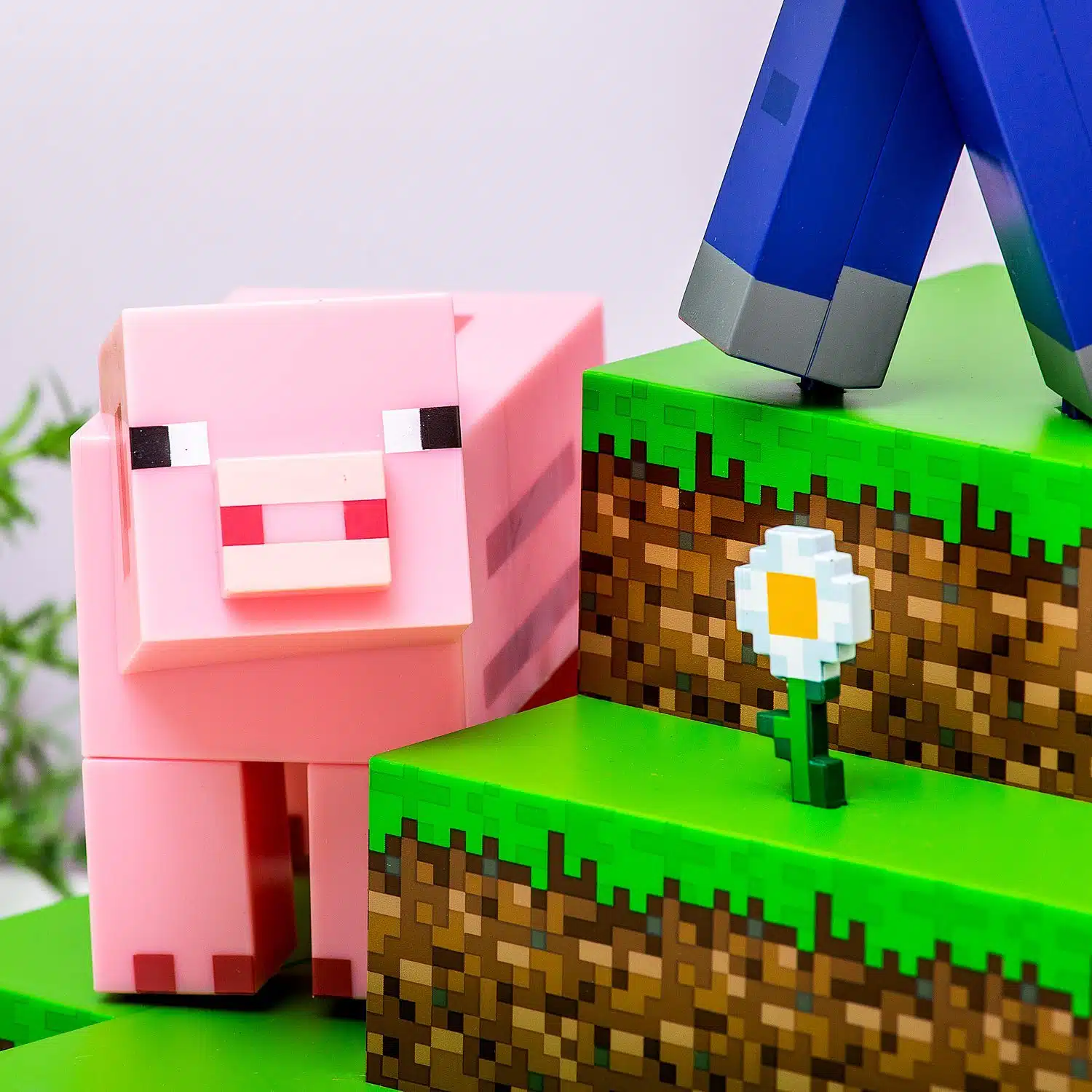 Minecraft Diorama-Lampe
