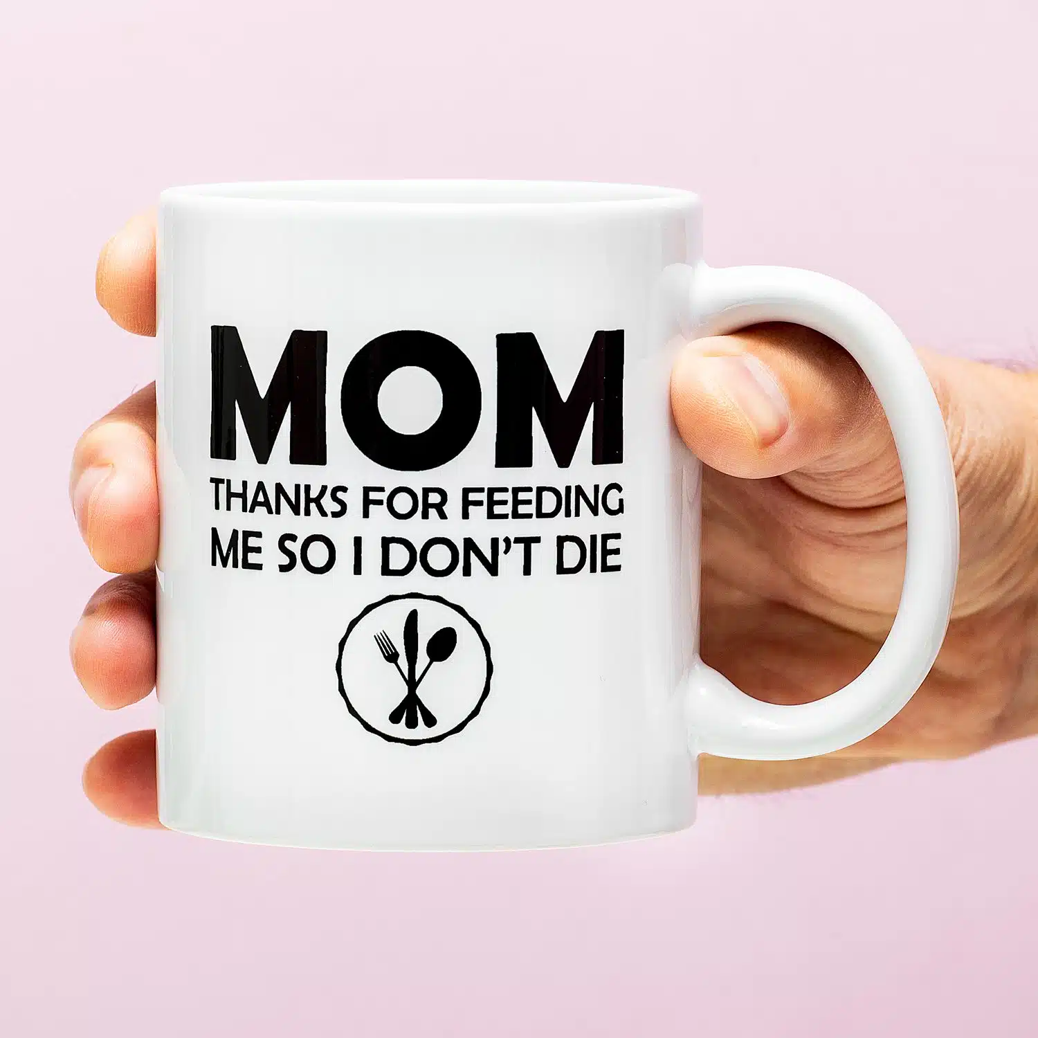 Tasse Mom Thanks For Feeding Me