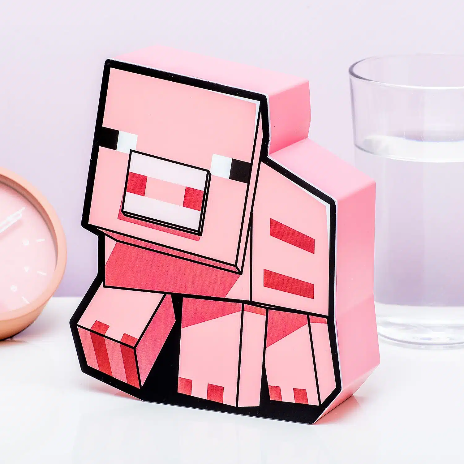 Minecraft Pig Box Lampe
