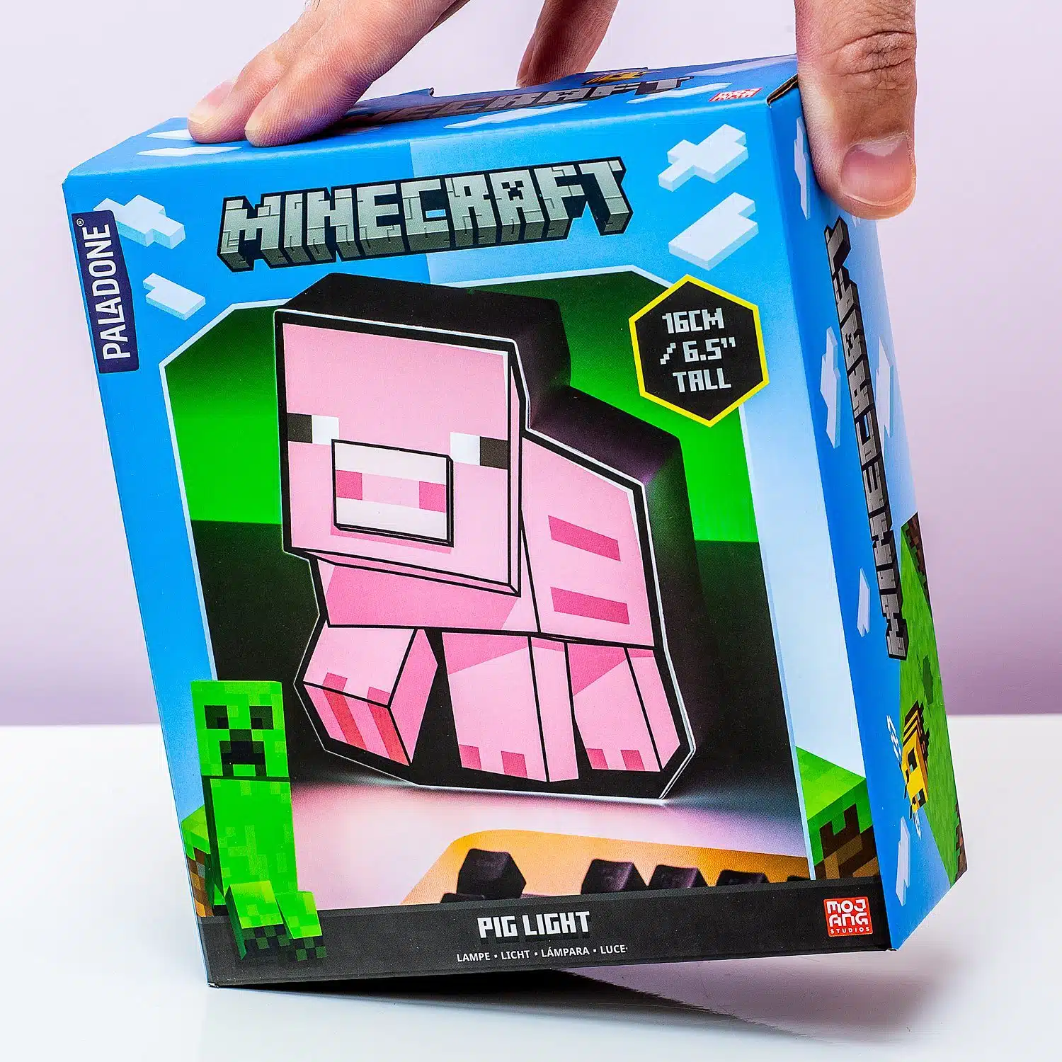 Minecraft Pig Box Lampe