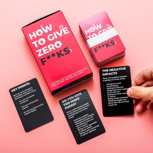How To Give Zero F**ks Karten
