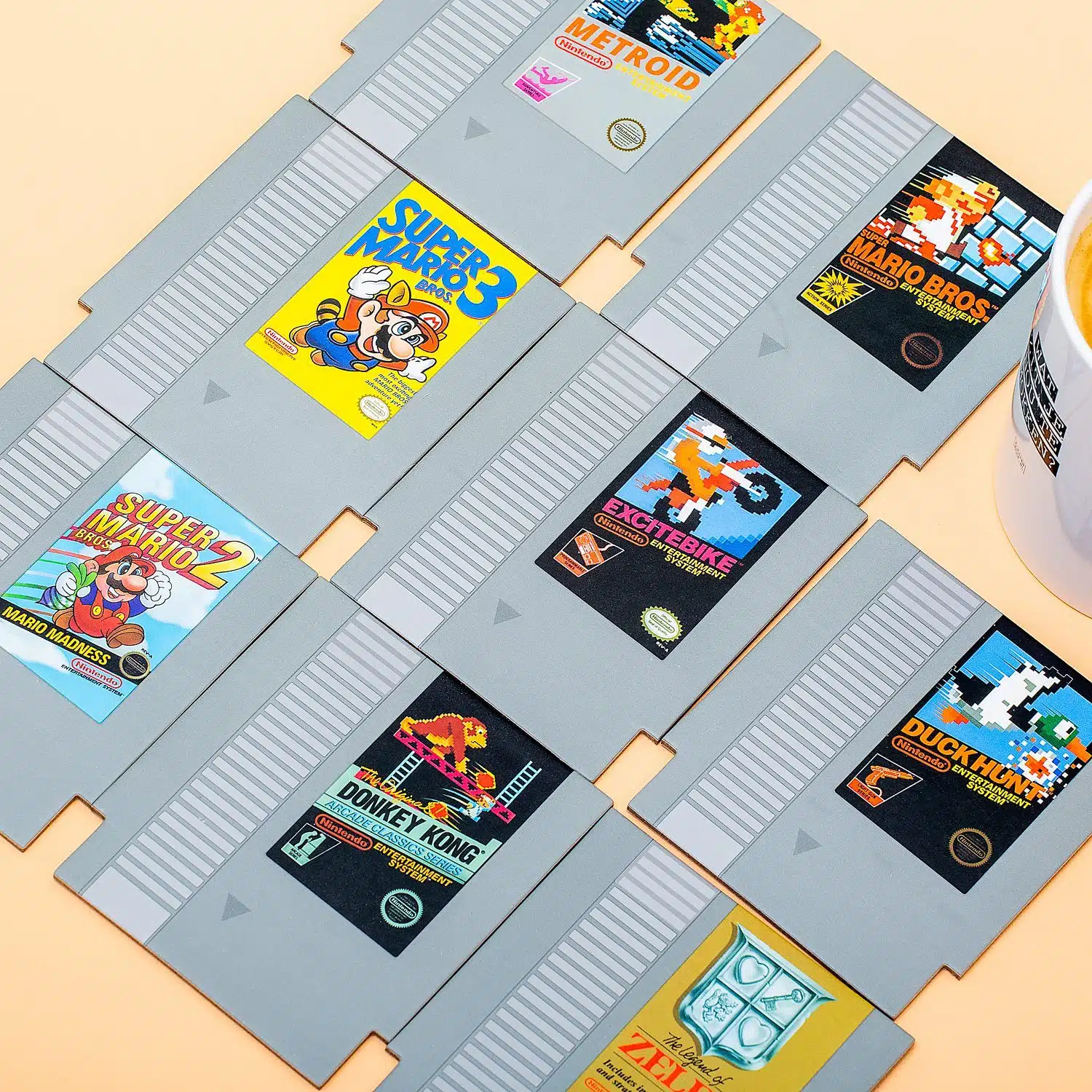 Nintendo NES Untersetzer (8er-Set)