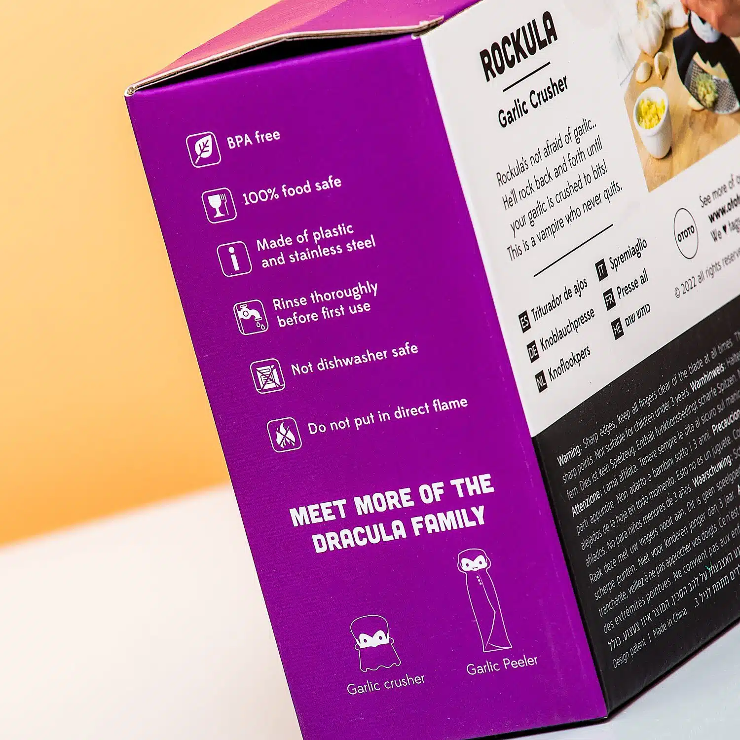Rockula Knoblauchpresse