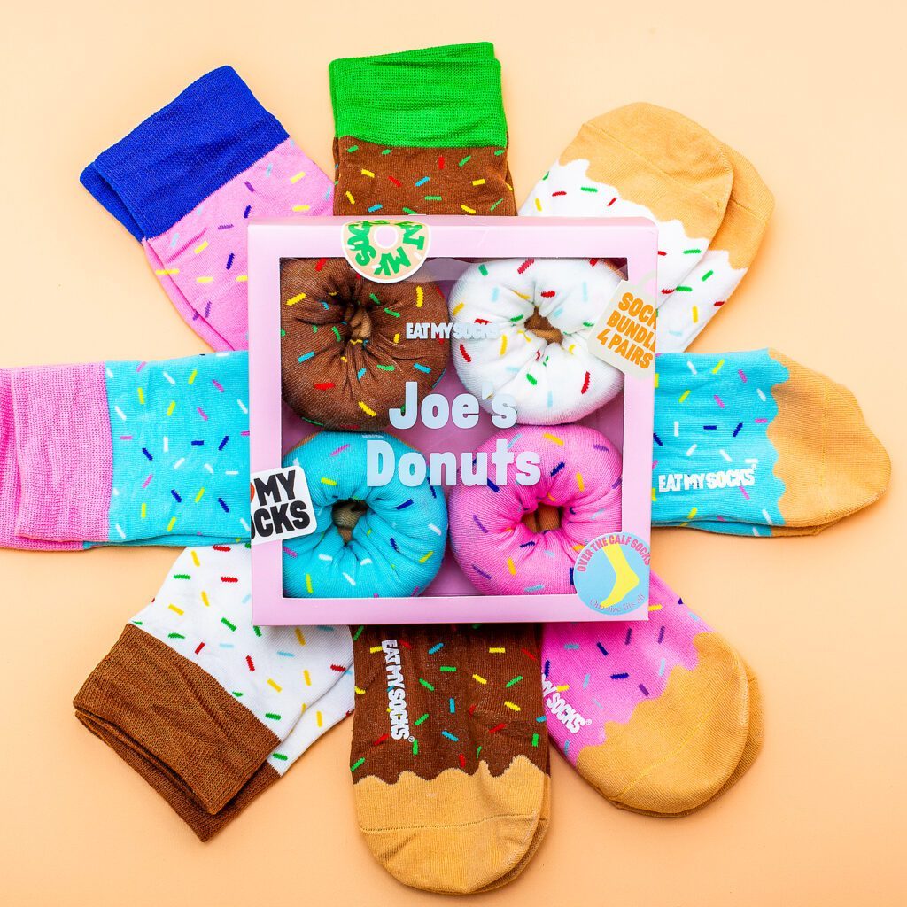Joe's Donuts Socken (4erSet) Vripper
