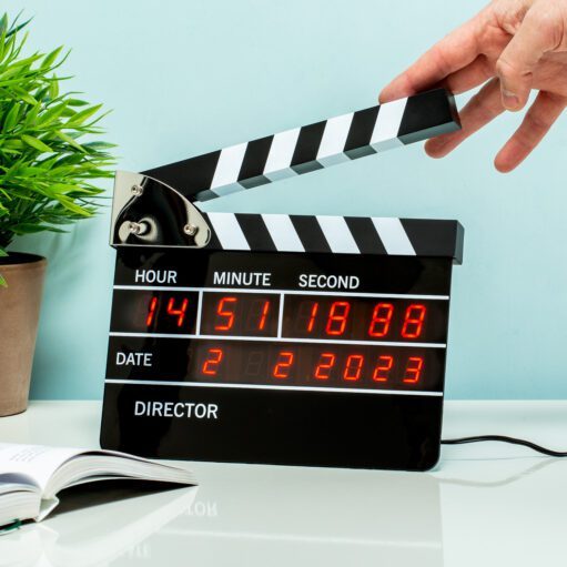 Filmklappe Wecker