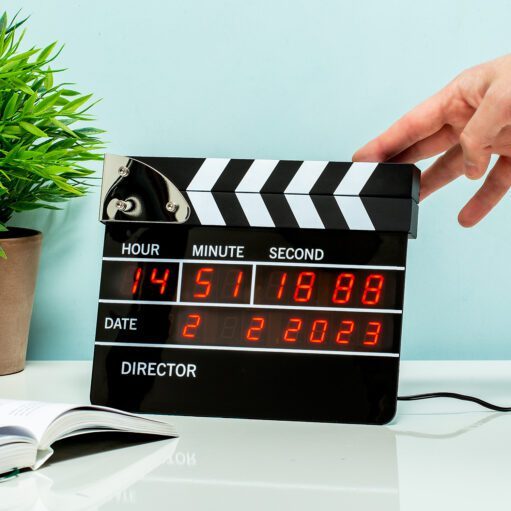 Filmklappe Wecker