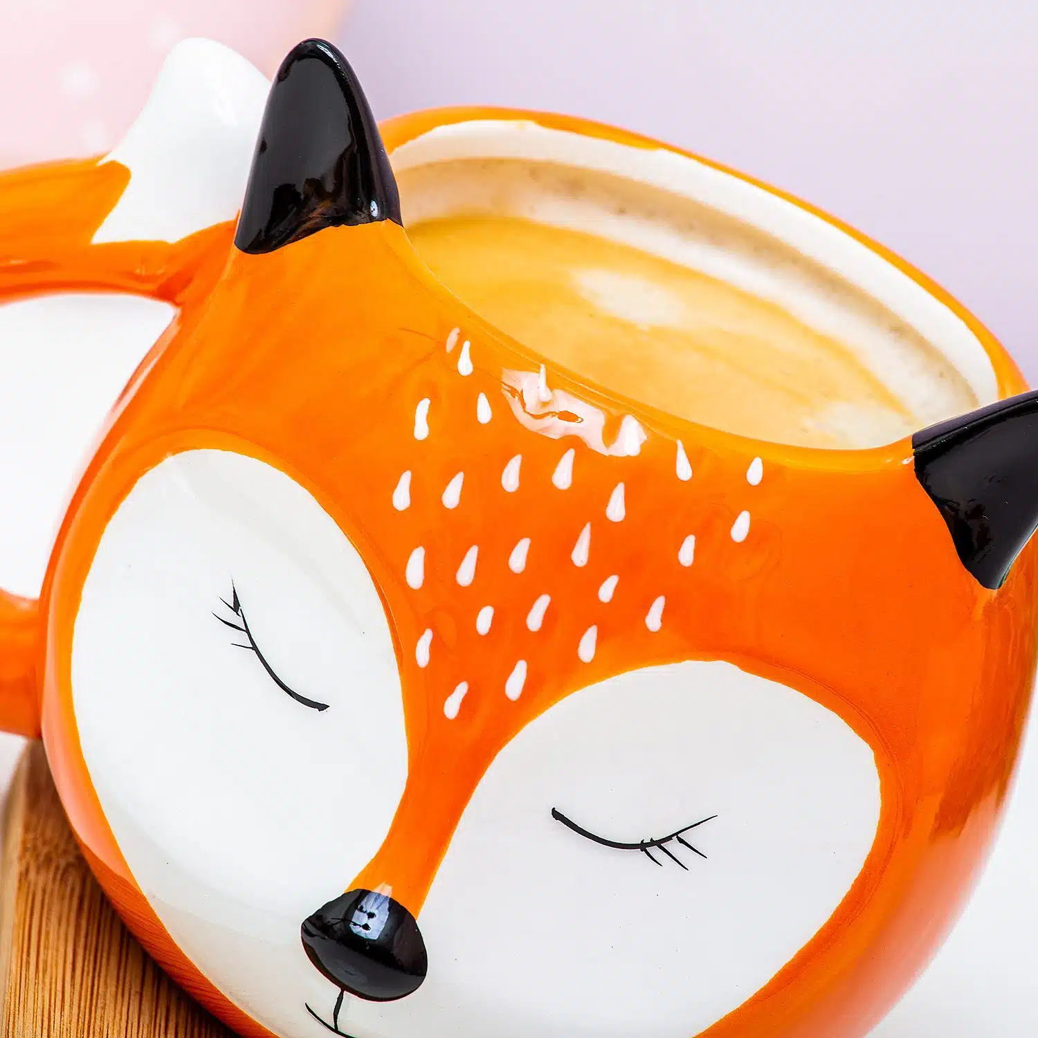 Tasse schlafender Fuchs