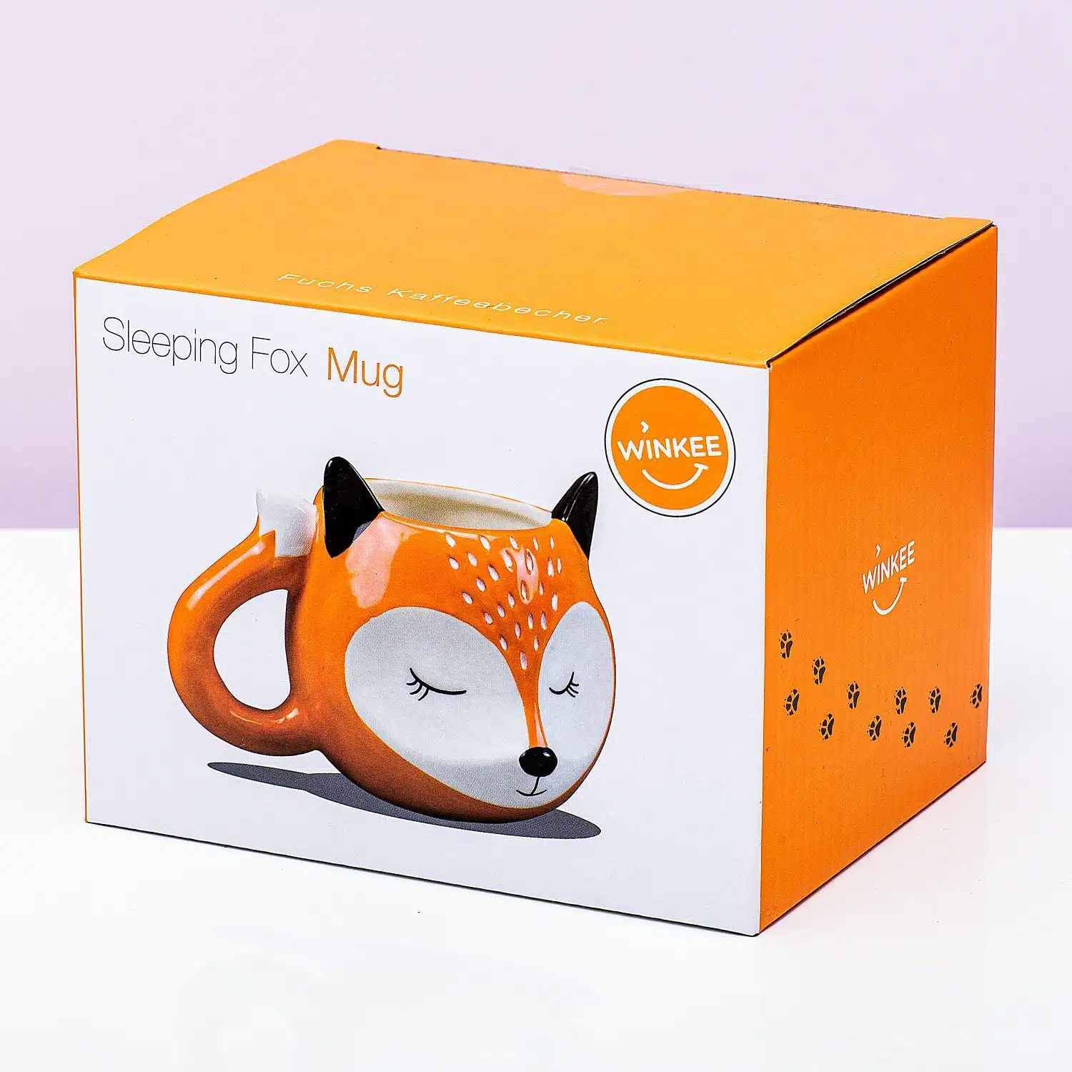 Tasse schlafender Fuchs