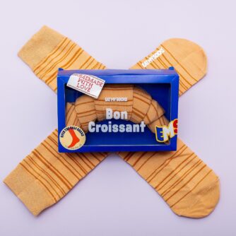 Croissant-Socken