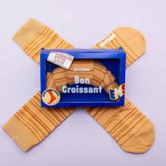 Croissant-Socken