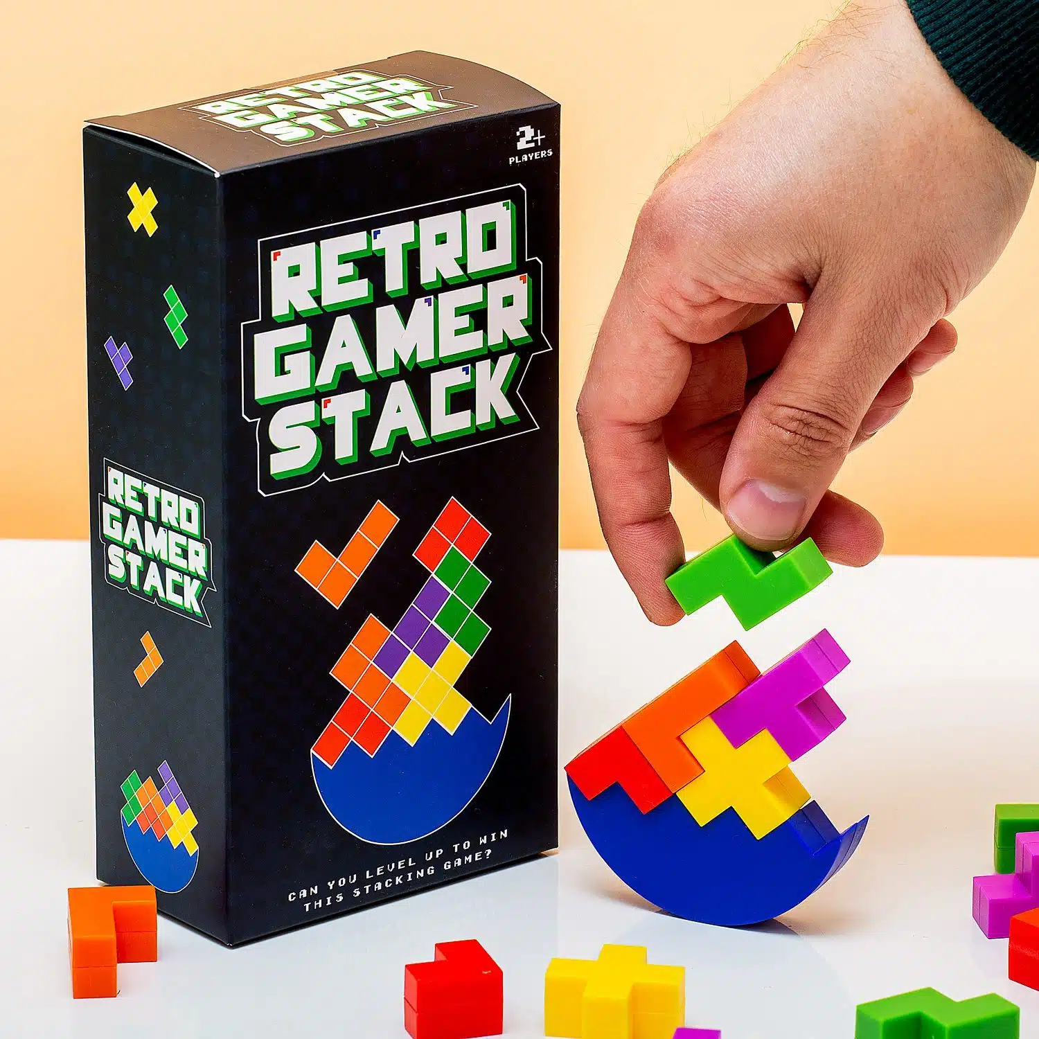 Retro-Spiel Stapelspiel