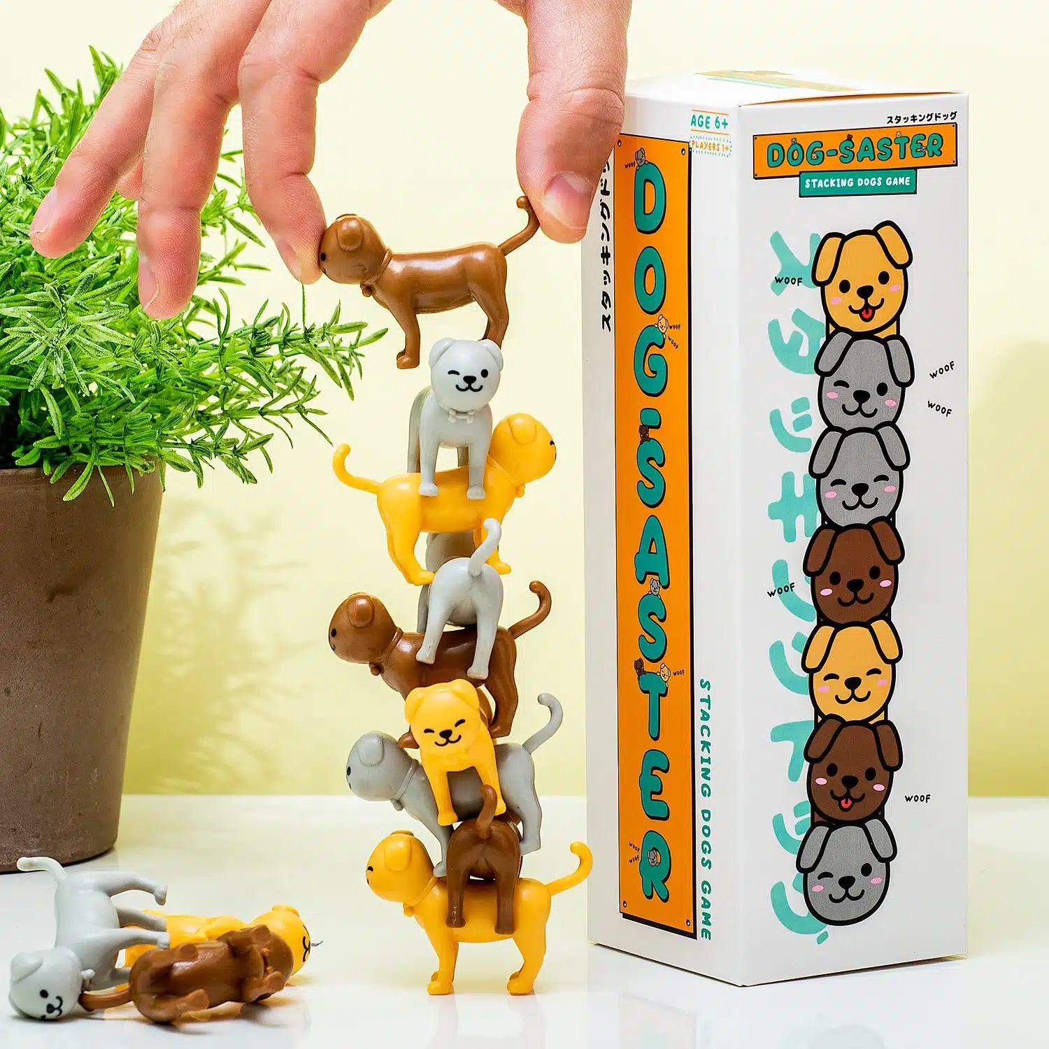 Hund-Saster-Stapelspiel