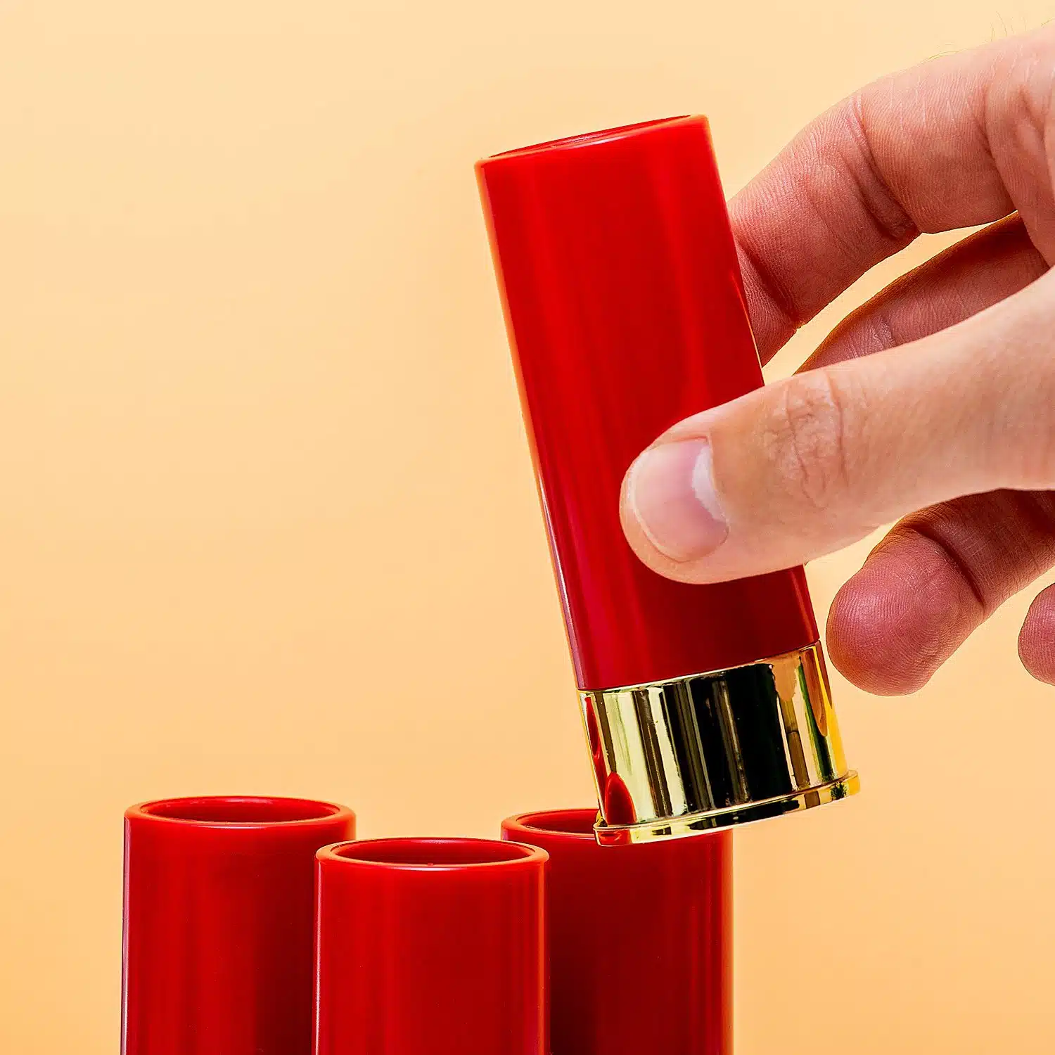 Schnapsgläser mit Hagelmuster (4er-Set)