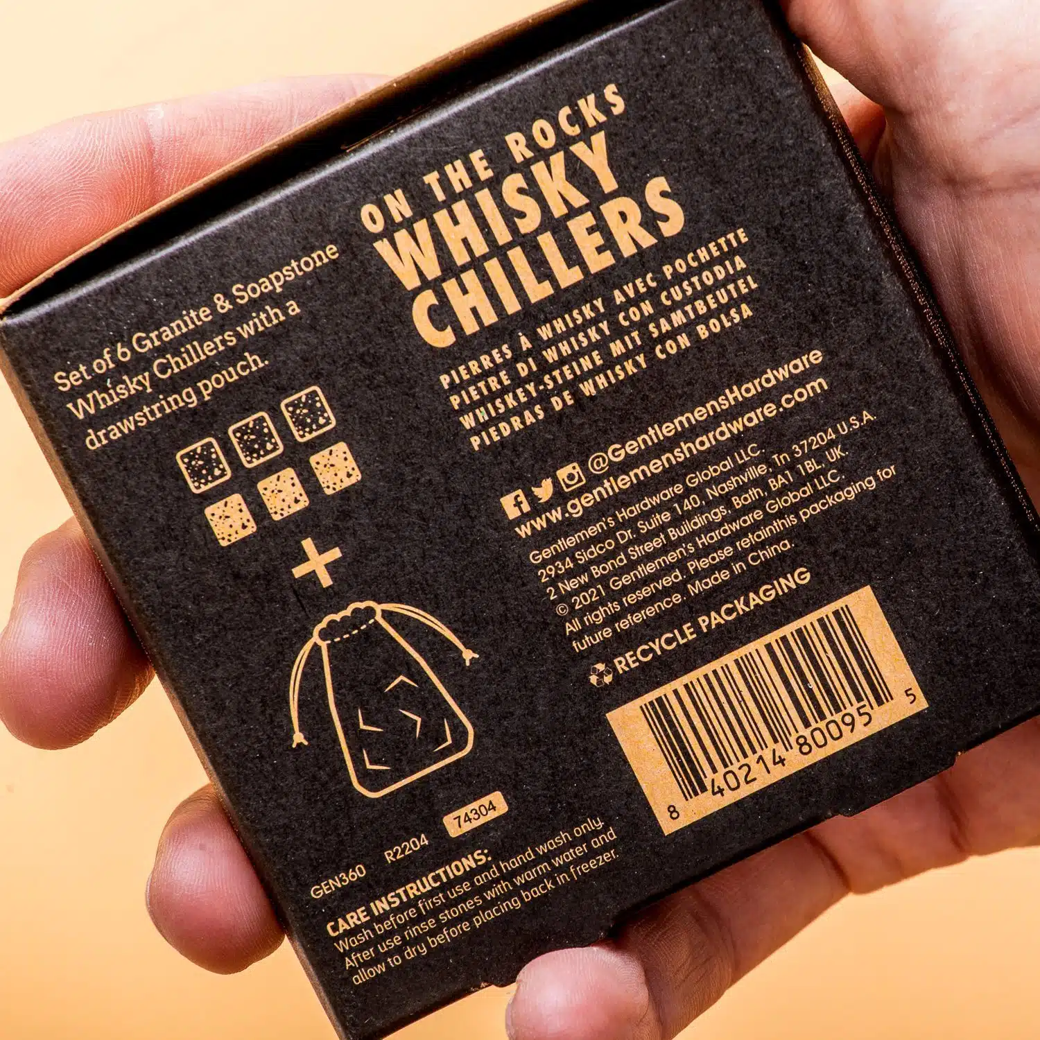 Whiskey Chillers Eiswürfel (6er Set)