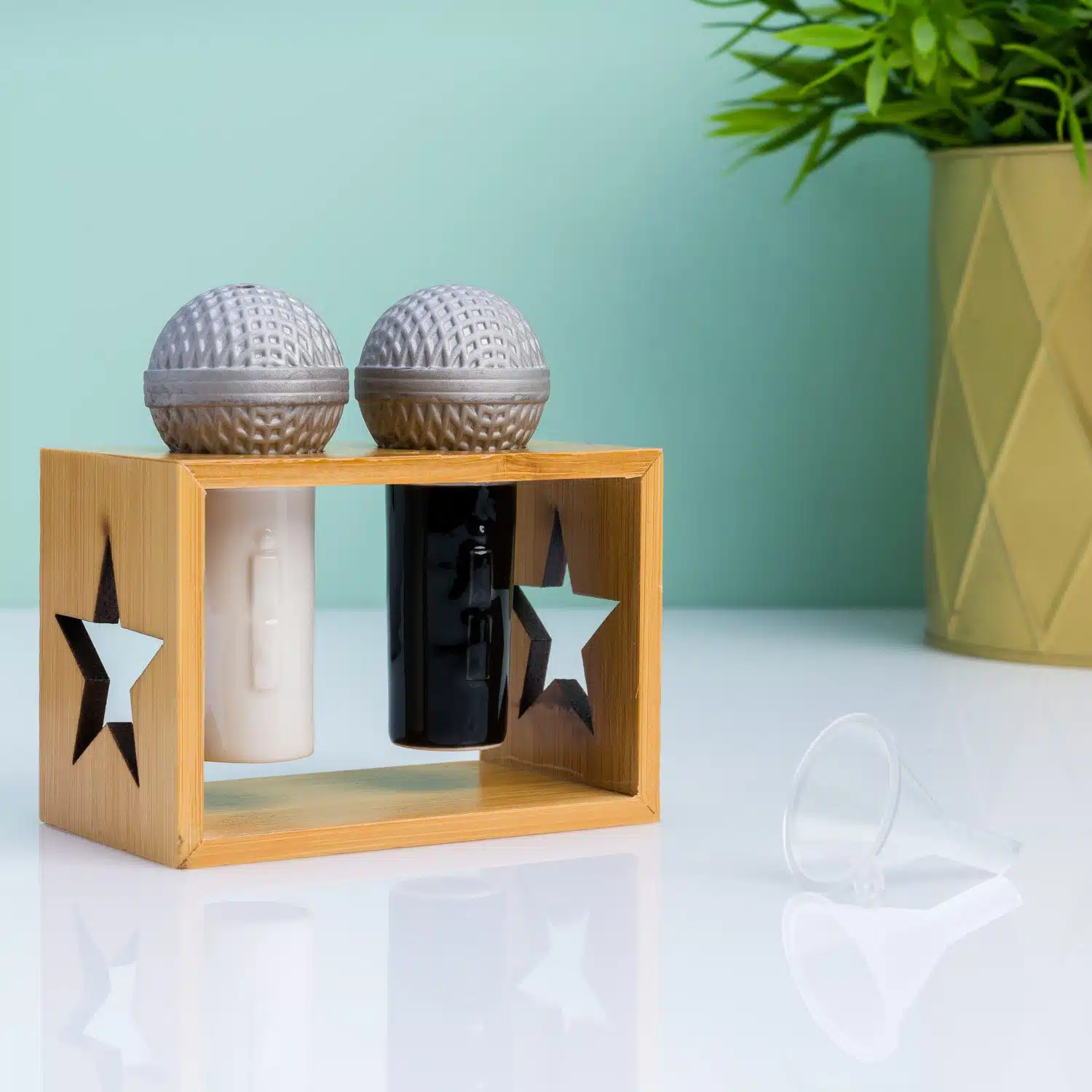 Mikrofon Salz und Pfeffer Set