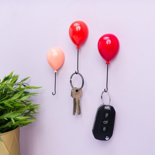 Ballon-Schlüsselhaken (3er-Set)