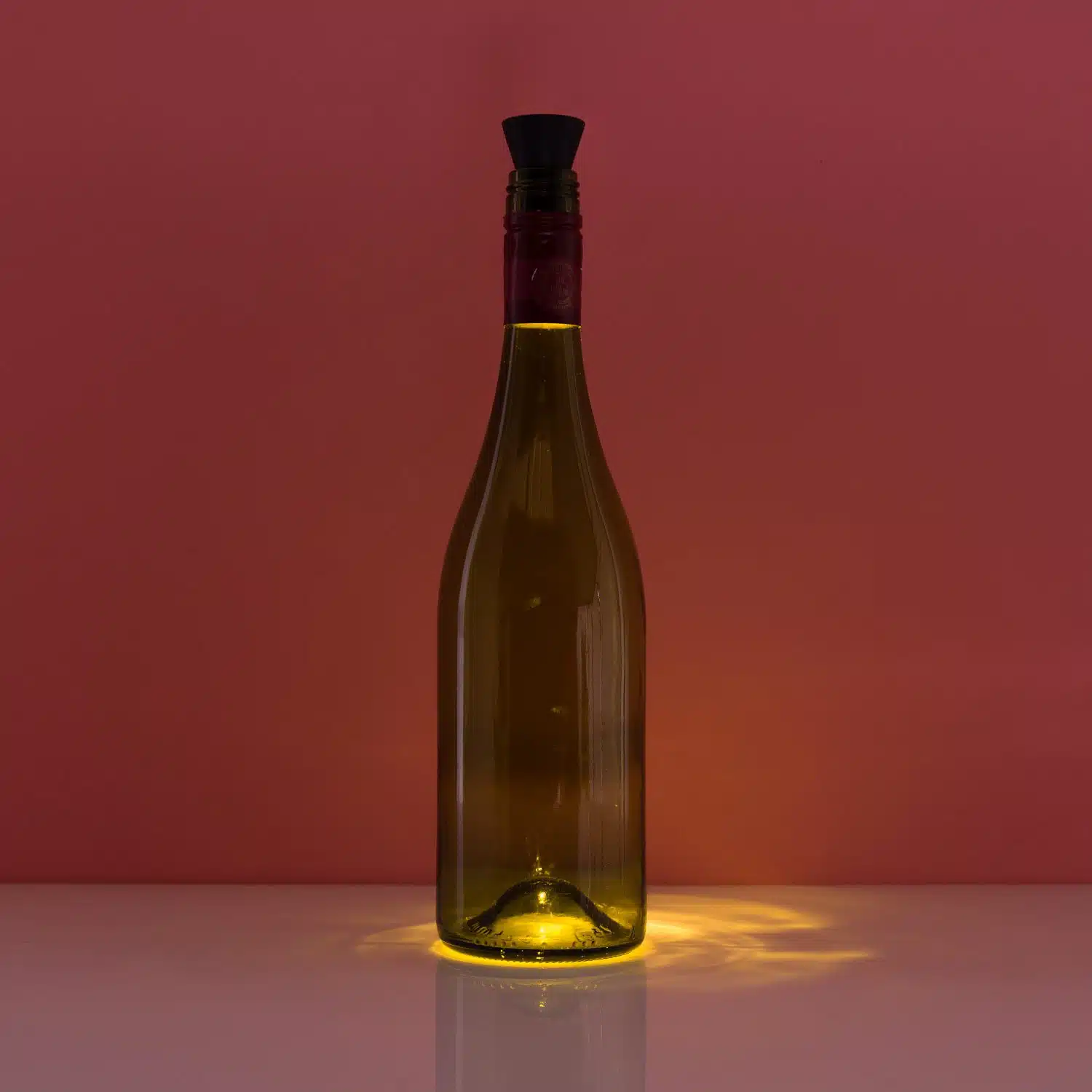 Solarbetriebenes Flaschenlicht