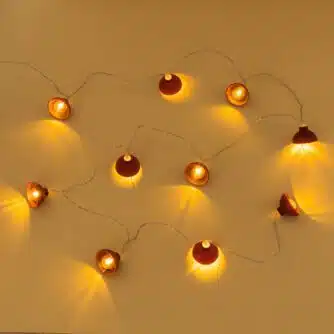 Terrakotta-Lichterkette