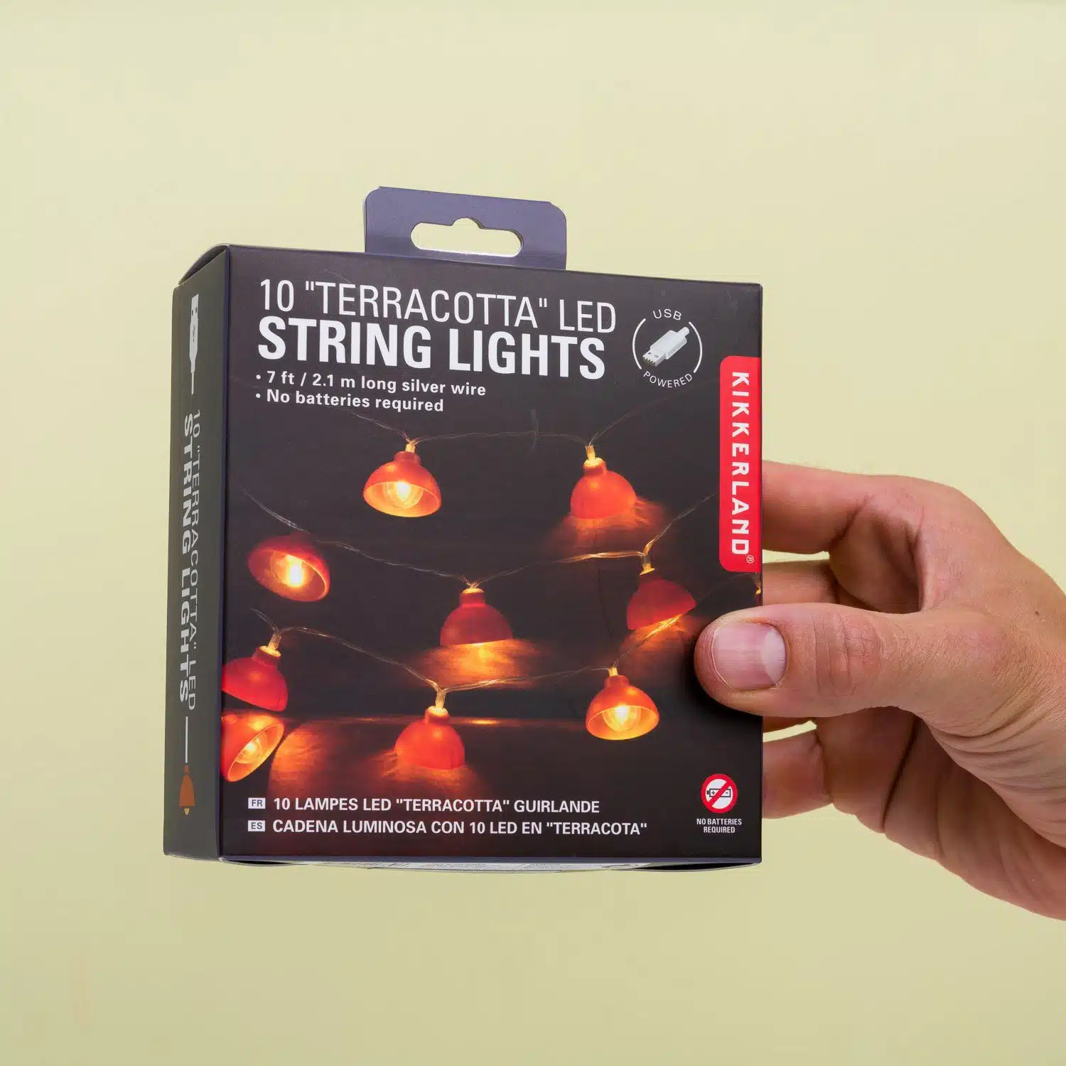 Terrakotta-Lichterkette