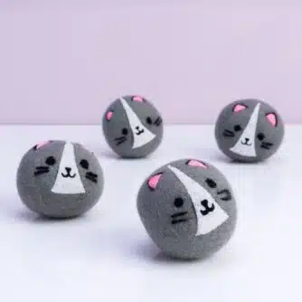 Katzen-Trocknerbälle (4er-Set)