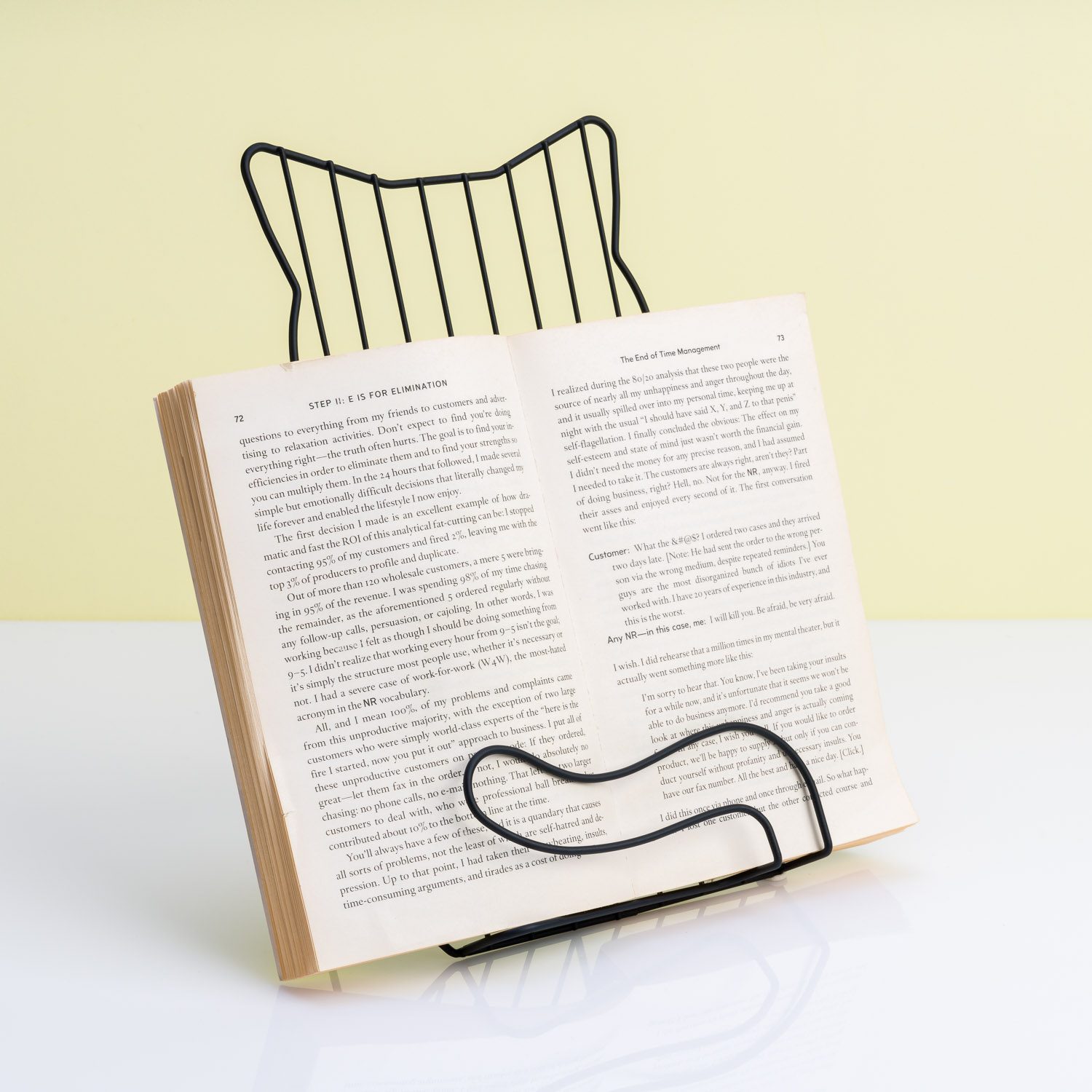 613689 Kikkerland Europe BV CAT BOOK STAND-1