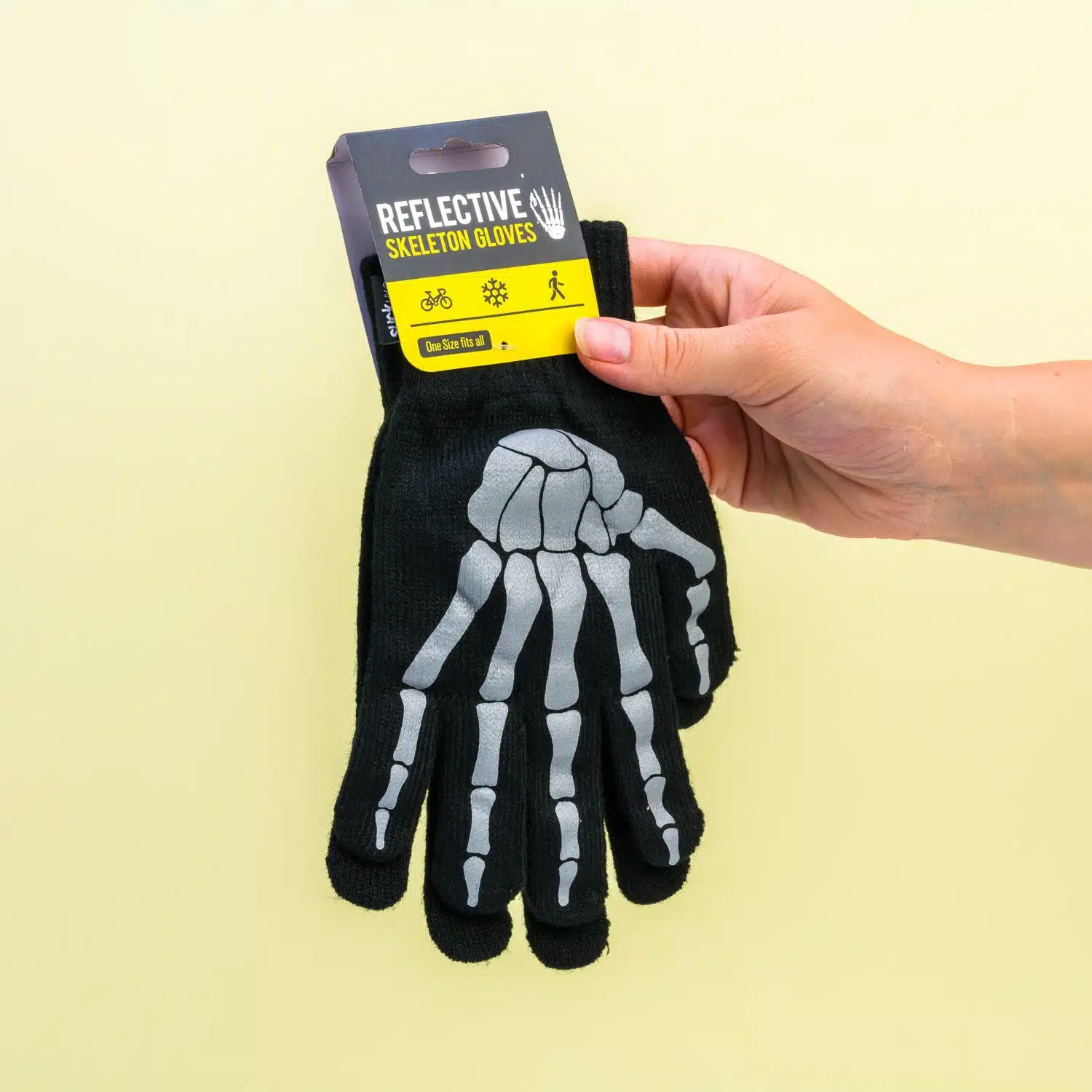 Reflektierende Skeletthandschuhe