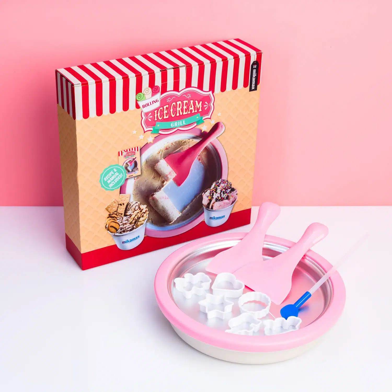 Eismaschine für gerolltes Eis