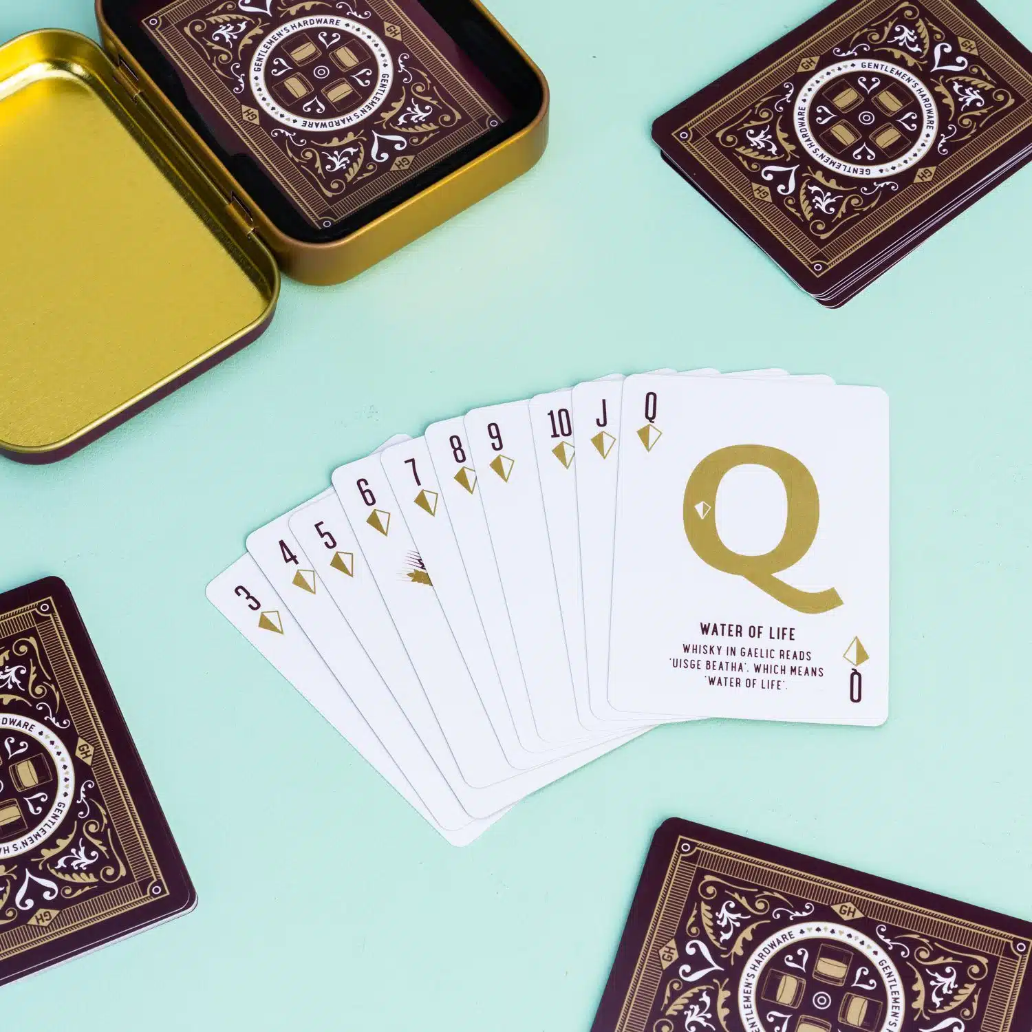 Whiskey-Kartenspiel