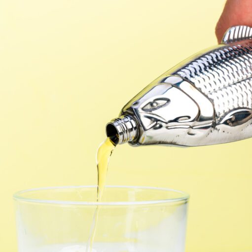 Fisch-Flachmann