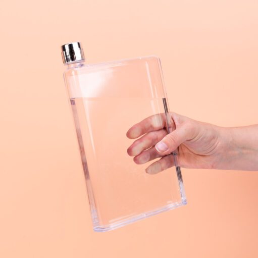 Flache Wasserflasche (750 ml)