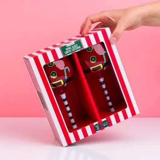 Weinglas Weihnachtsmann (2er-Set)