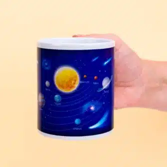 Hitzeempfindlicher Becher des Sonnensystems