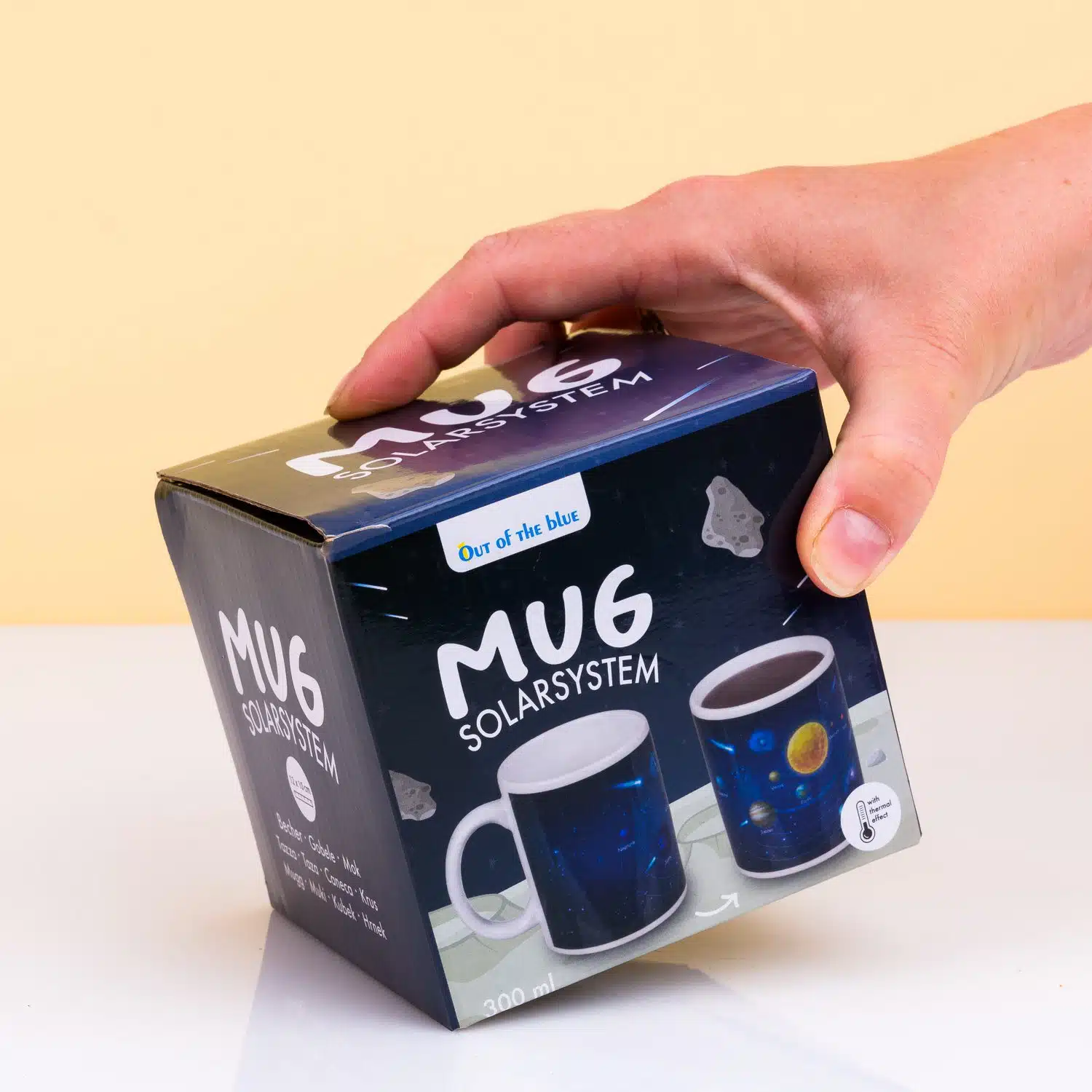 Hitzeempfindlicher Becher des Sonnensystems