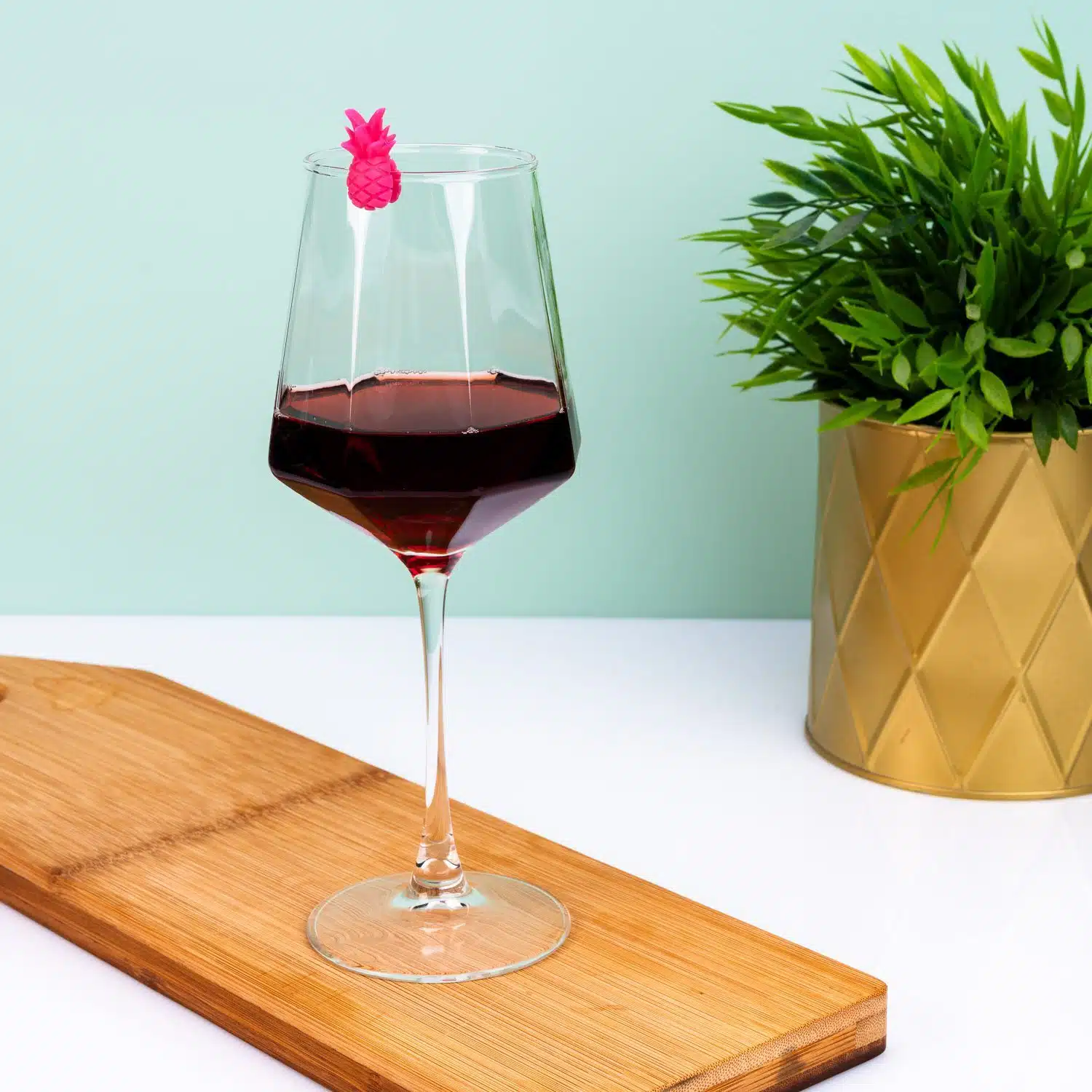 Ananas-Glasmarker (6er-Set)