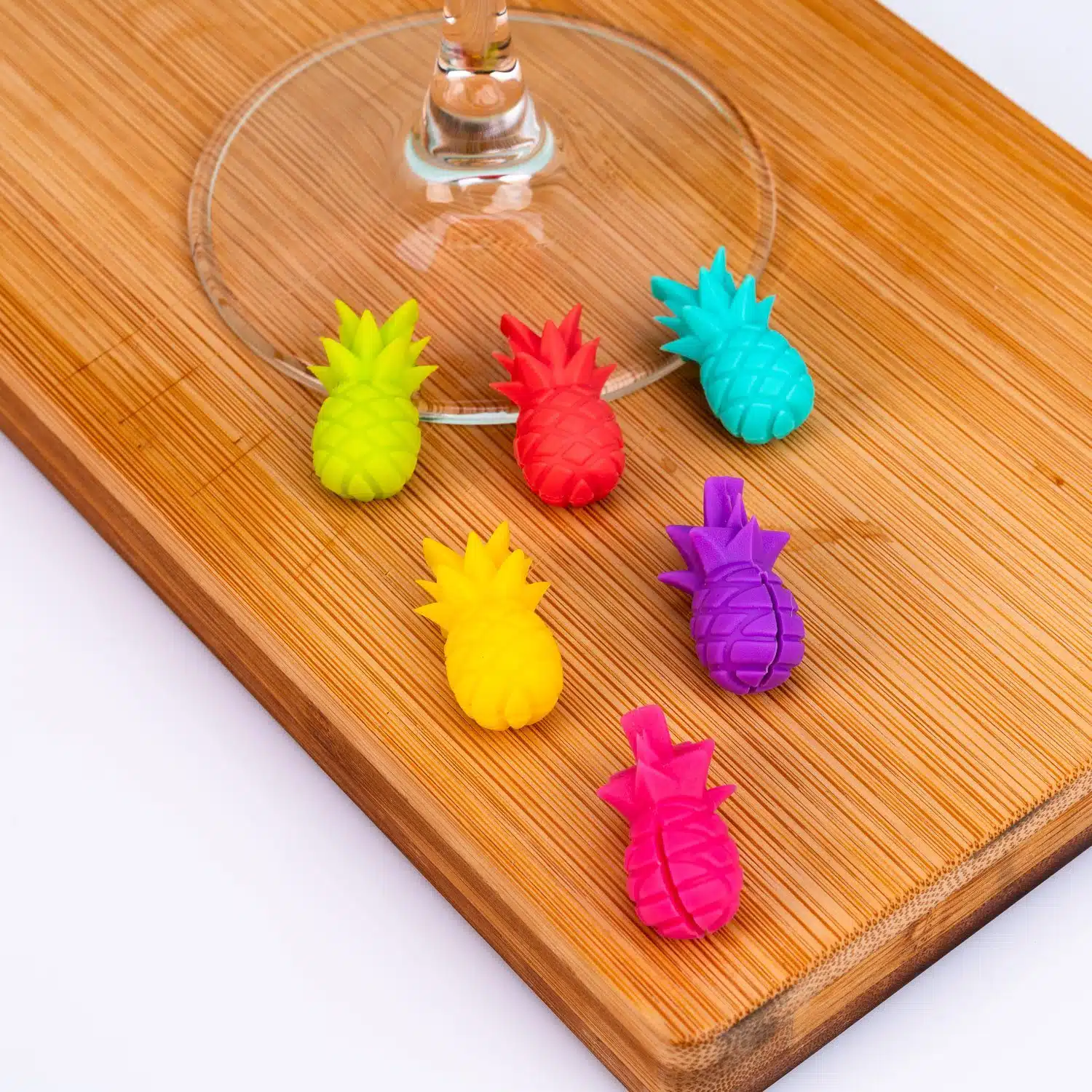 Ananas-Glasmarker (6er-Set)