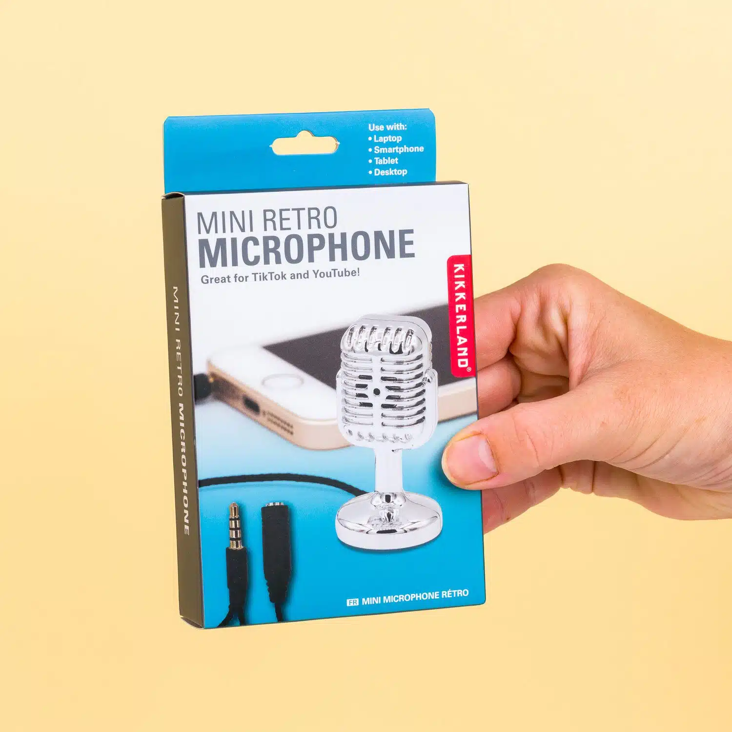 Mini-Retro-Mikrofon für Smartphone