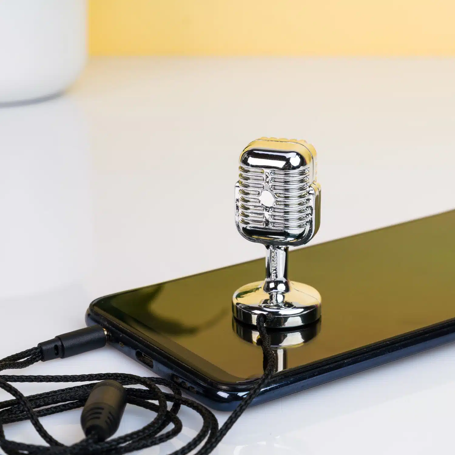 Mini-Retro-Mikrofon für Smartphone