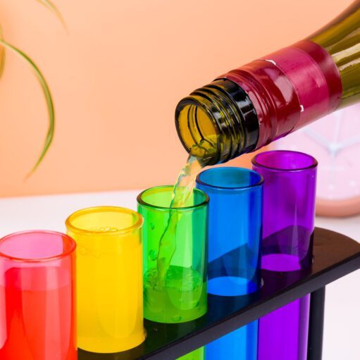 Reagenzglas-Schnapsgläser (6er-Set)