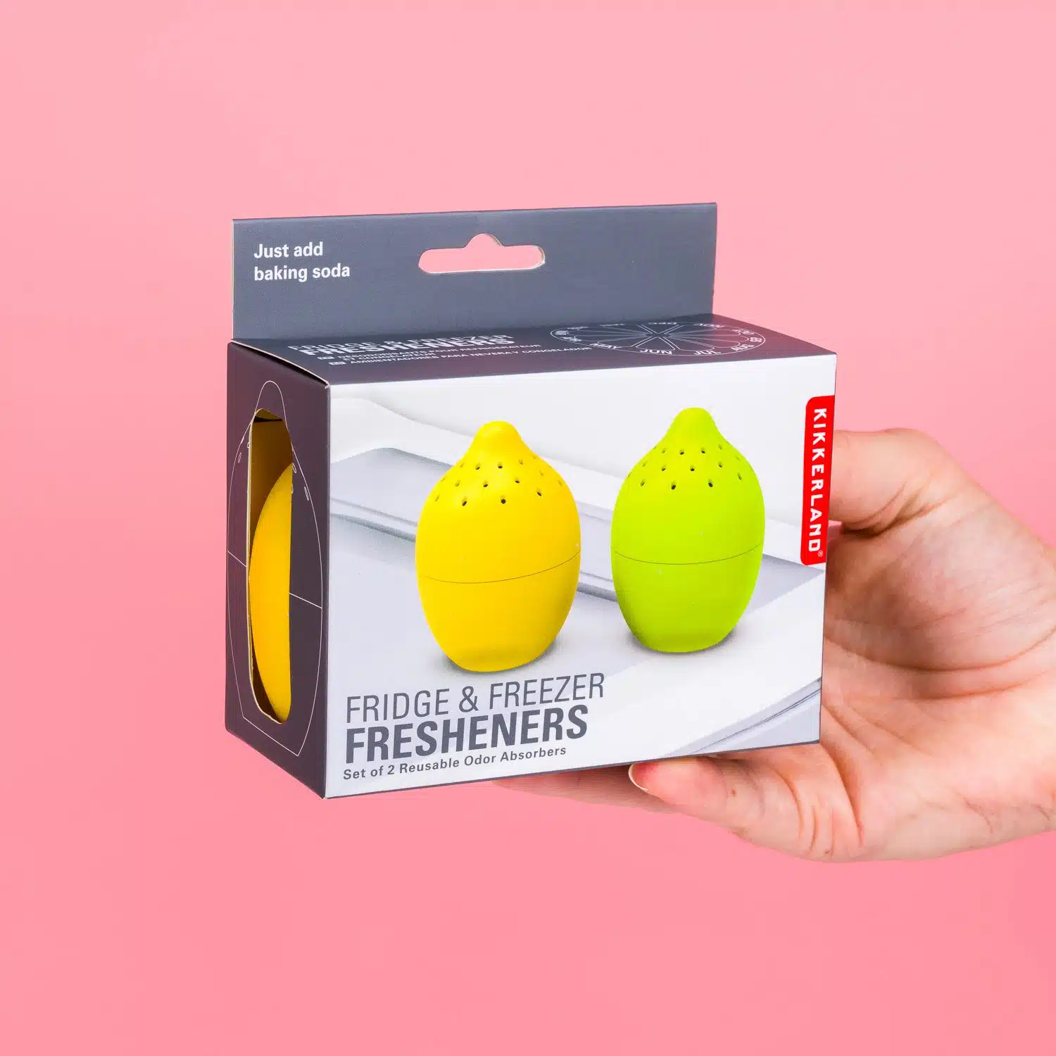 Zitronen-Kühlschrank-Geruchsabsorber (2er-Set)