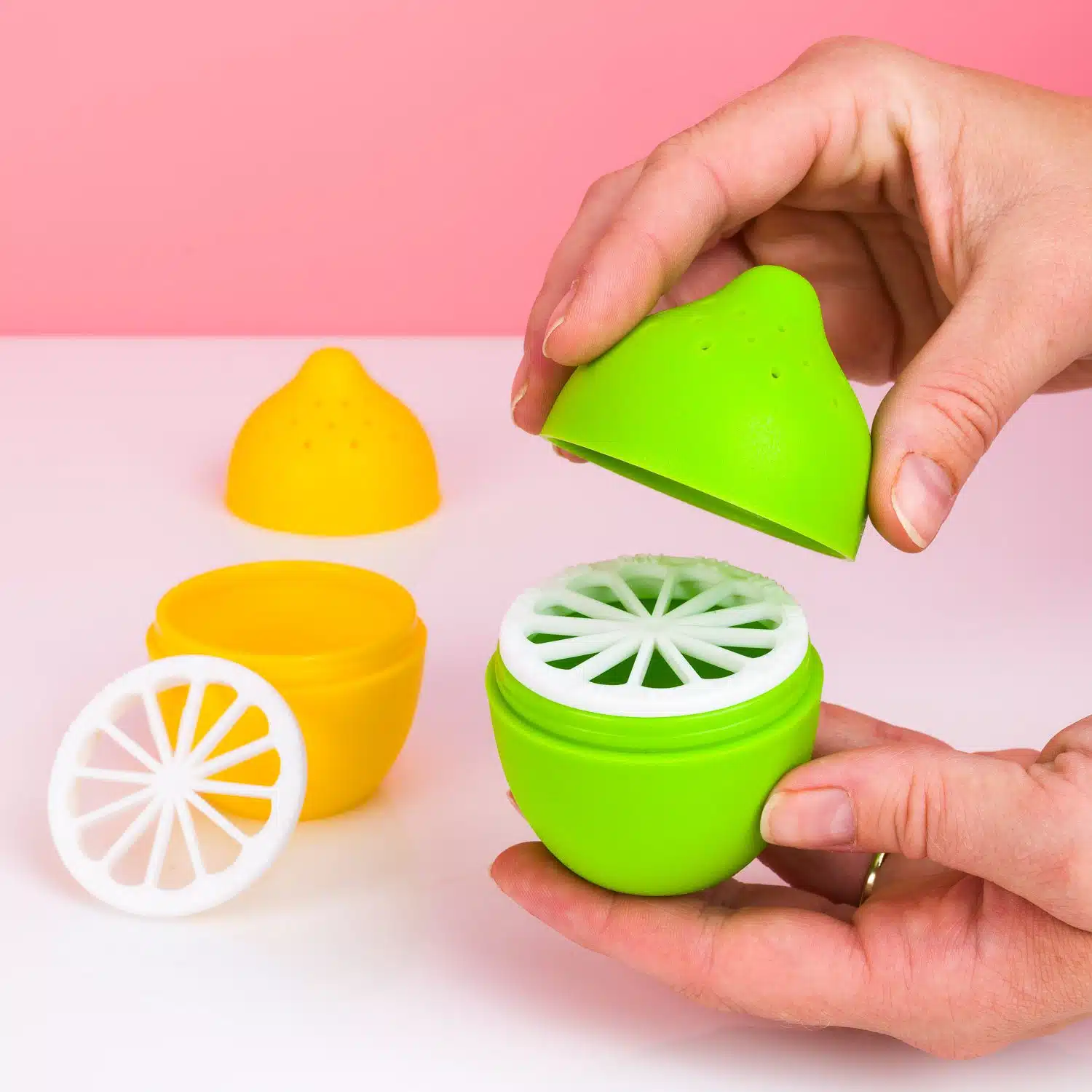 Zitronen-Kühlschrank-Geruchsabsorber (2er-Set)