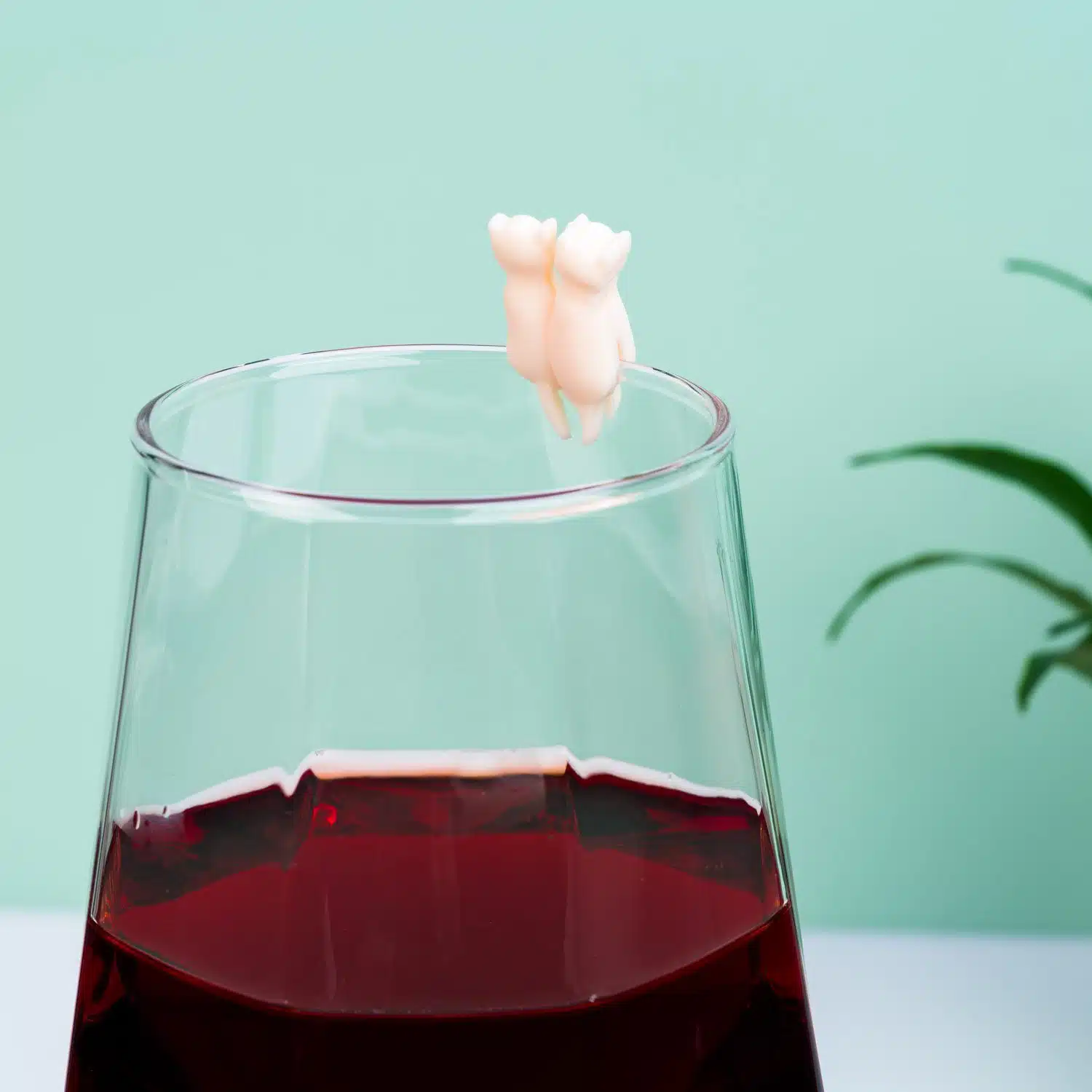 Katzen-Glasmarker (6er-Set)