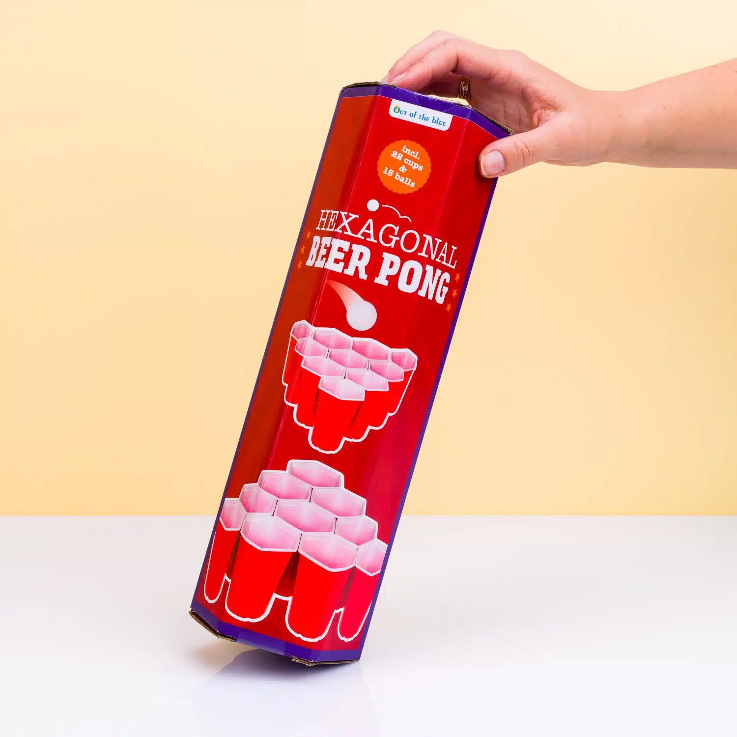 Hexagon-Beer-Pong-Spiel (37er-Set)