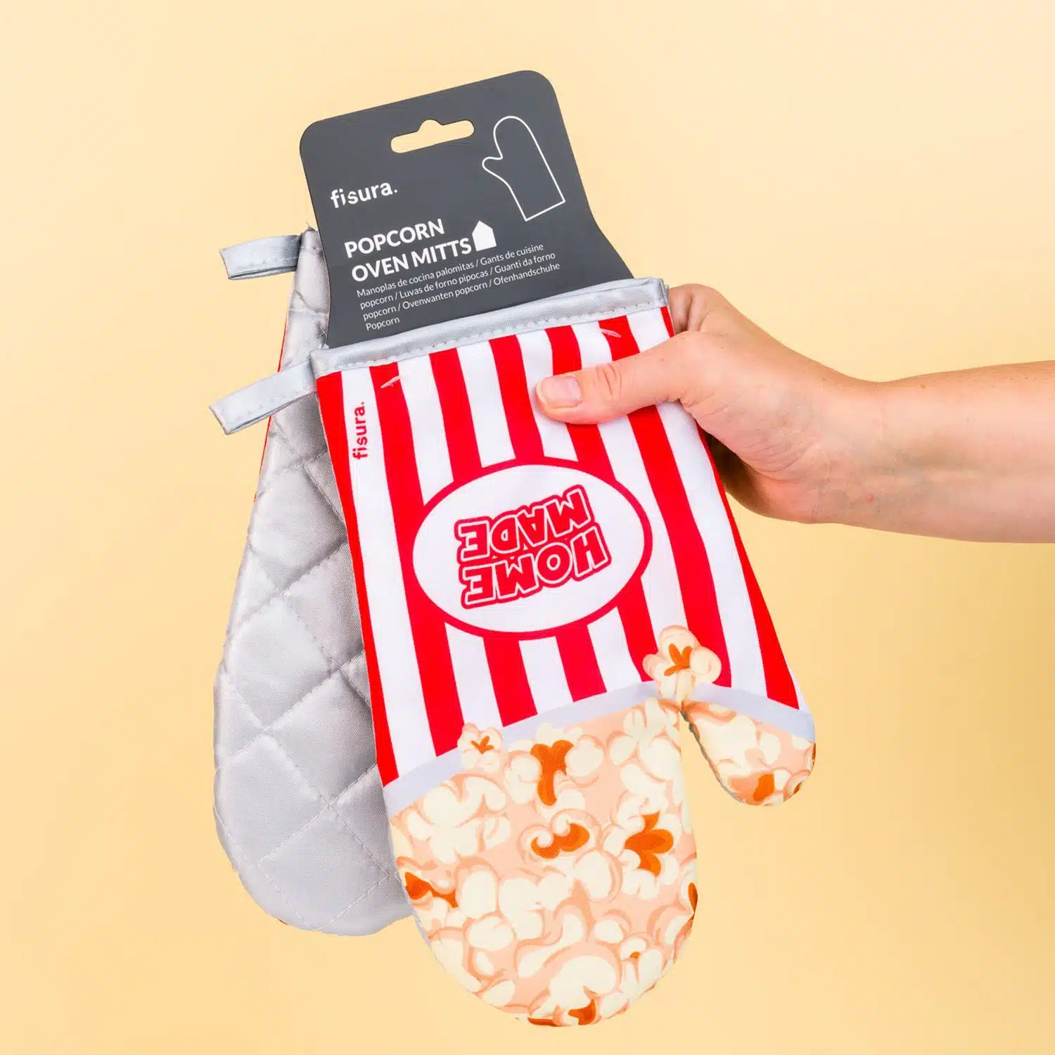 Popcorn-Ofenhandschuhe (2er-Set)