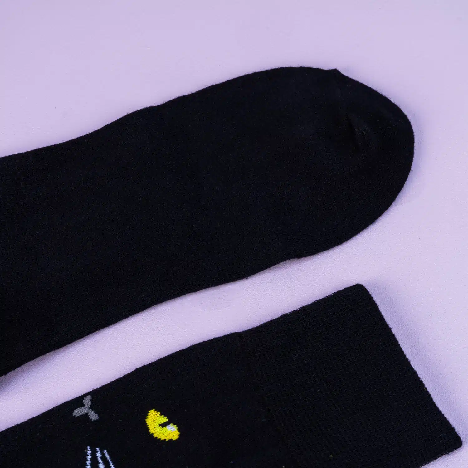 Schwarze Katzensocken