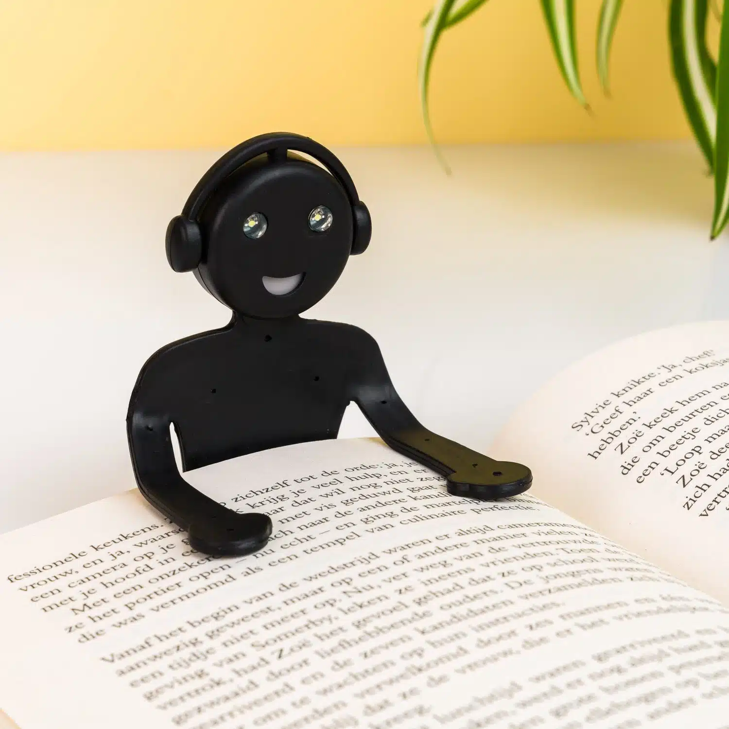 Männliche Leselampe