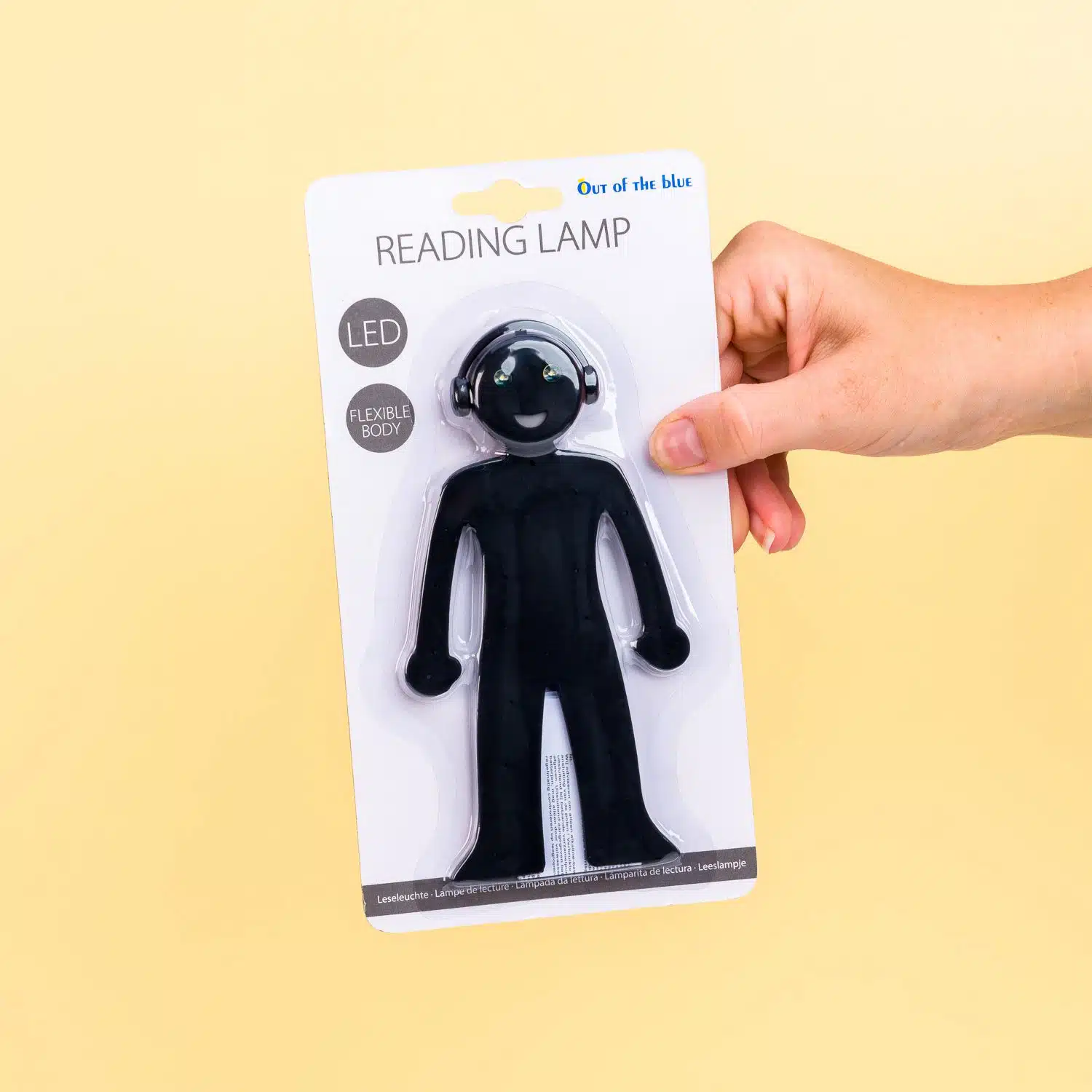 Männliche Leselampe