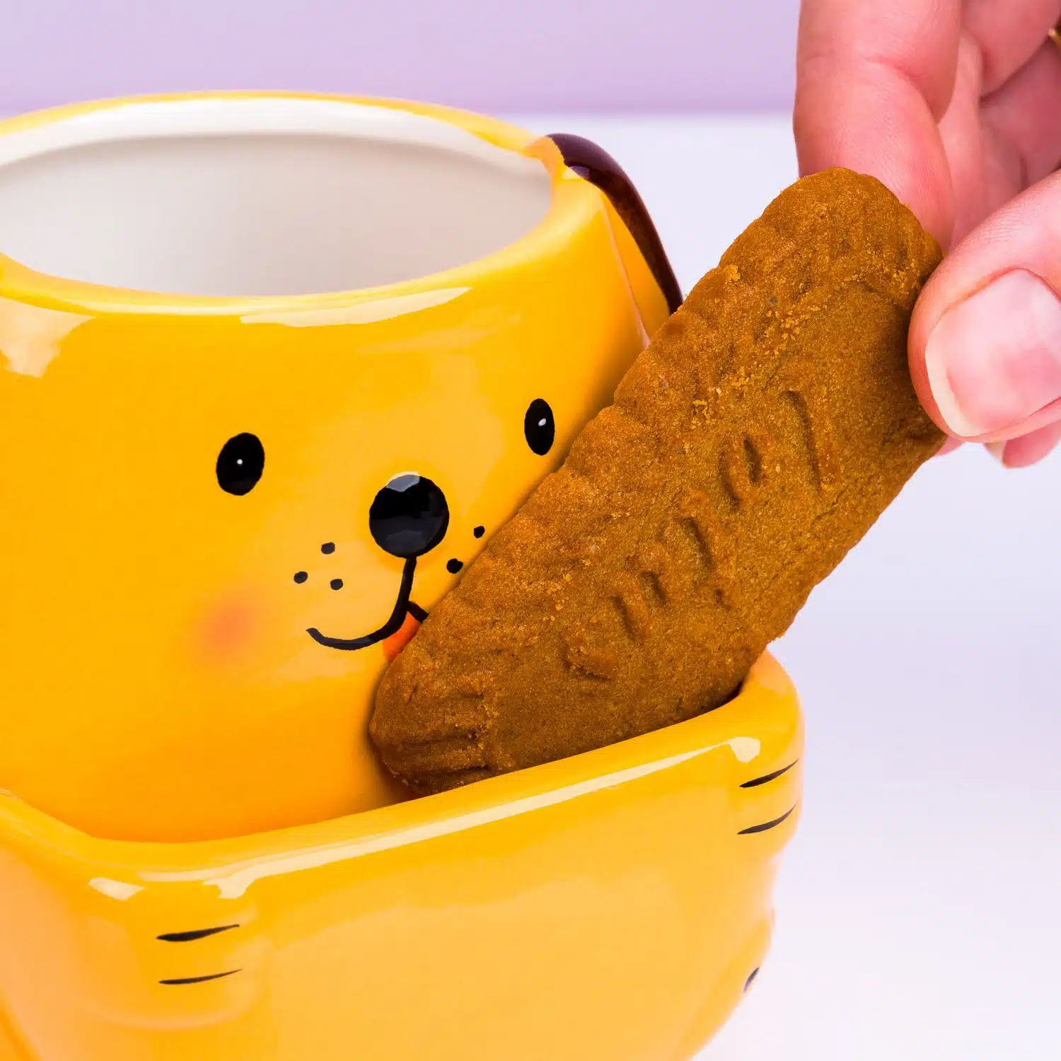 Tierbecher mit Keksablage