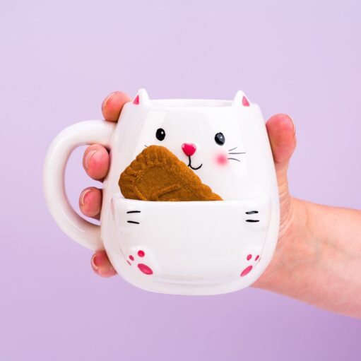 Tierbecher mit Keksablage