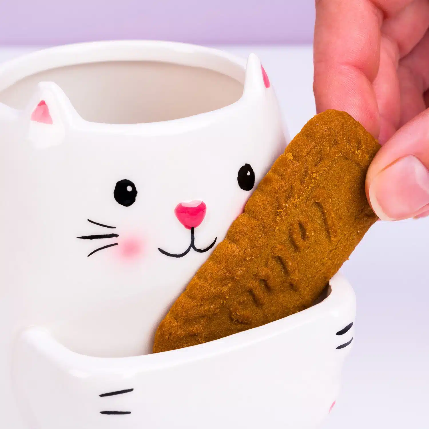 Tierbecher mit Keksablage